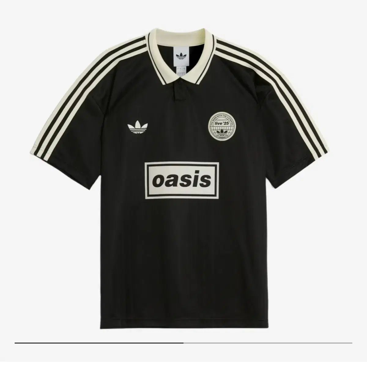 adidas × oasis Live tour Tシャツ　XL Oasis x Adidas Live 25 Tour Jacquard Two Sided Unisex T